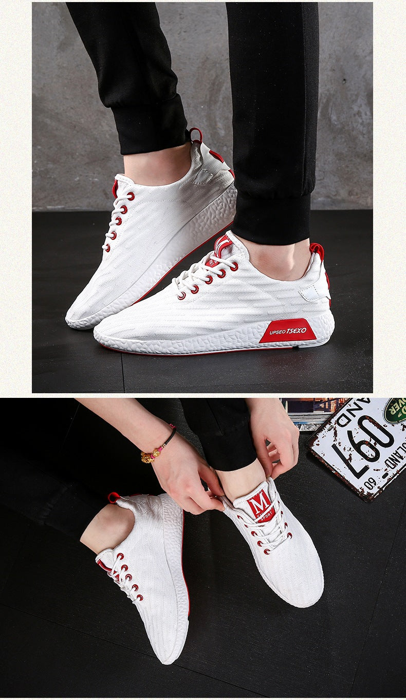 Men's running shoes, lightweight and breathable sports shoes, comfortable and cushioning fitness shoes, multi-functional sports