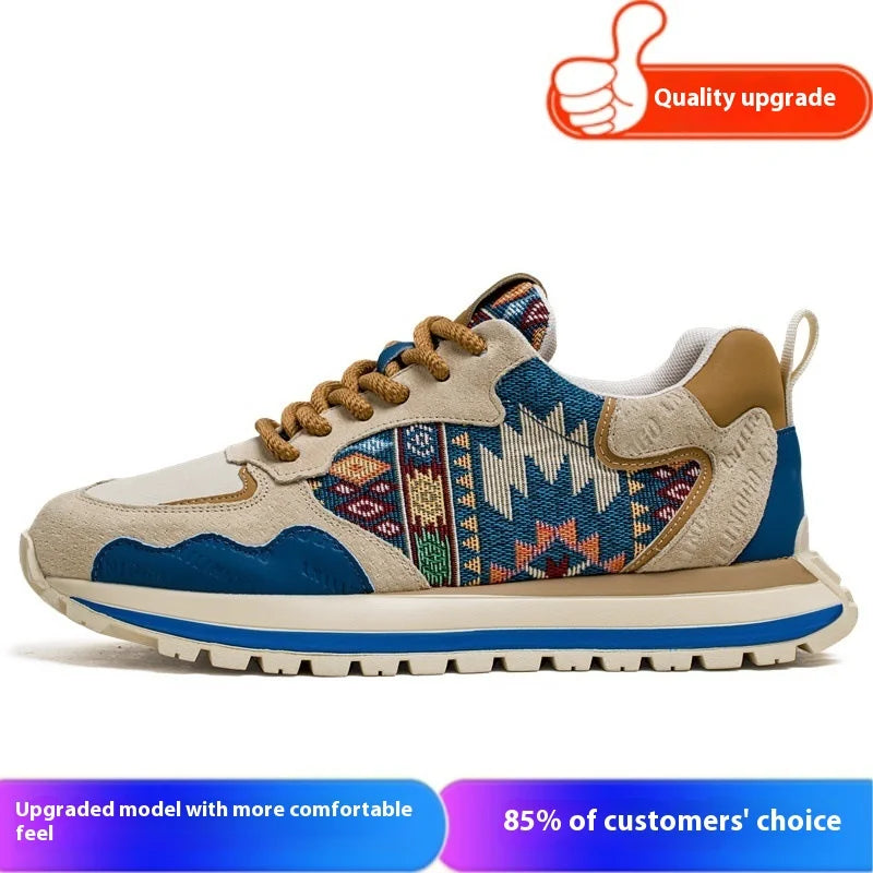 2025 Men's casual sports shoes, breathable walking shoes, lightweight and comfortable sports shoes, men's fashion outdoor travel