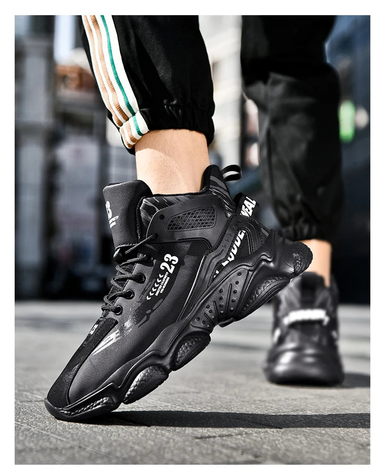 Men's running shoes, comfortable and lightweight walking shoes, running exercise, casual sports shoes