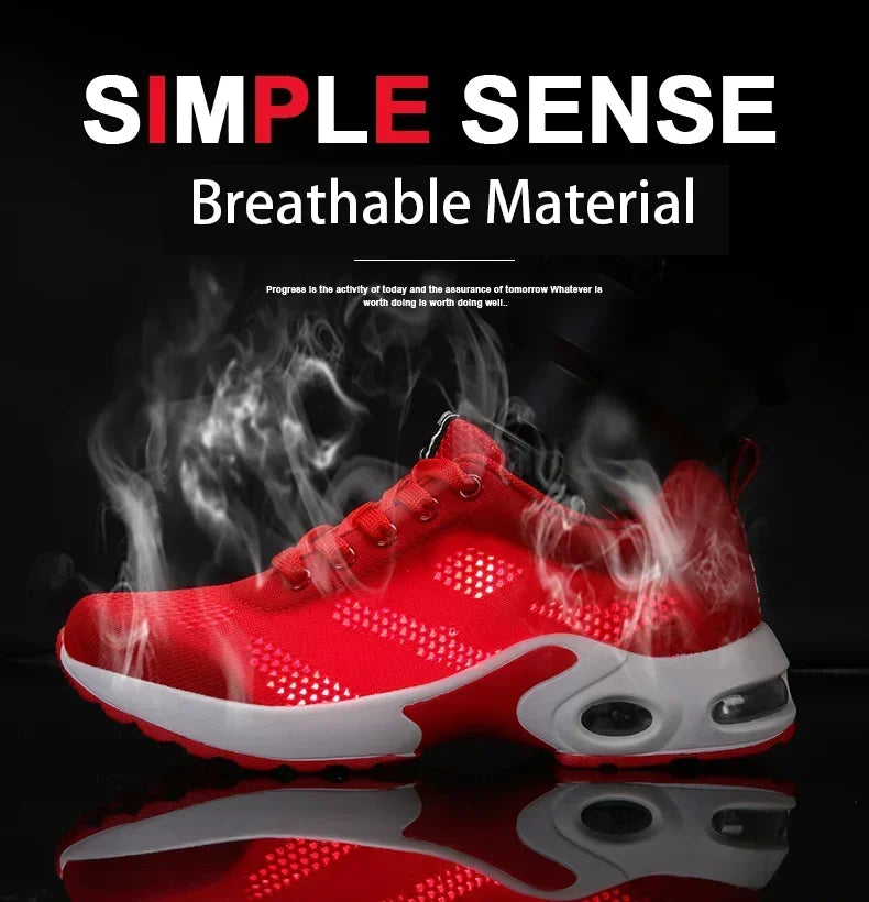 Summer Women Sneakers Outdoor Running Air Cushion Sport Shoes Increase Height Breathable Walk Shoes