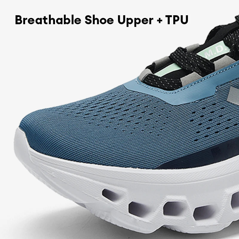 Men's Cushioning Running Shoes Lightweight Athletic Casual Sneakers Male Non-Slip Sports Shoes Outdoor Travel Walking Shoes