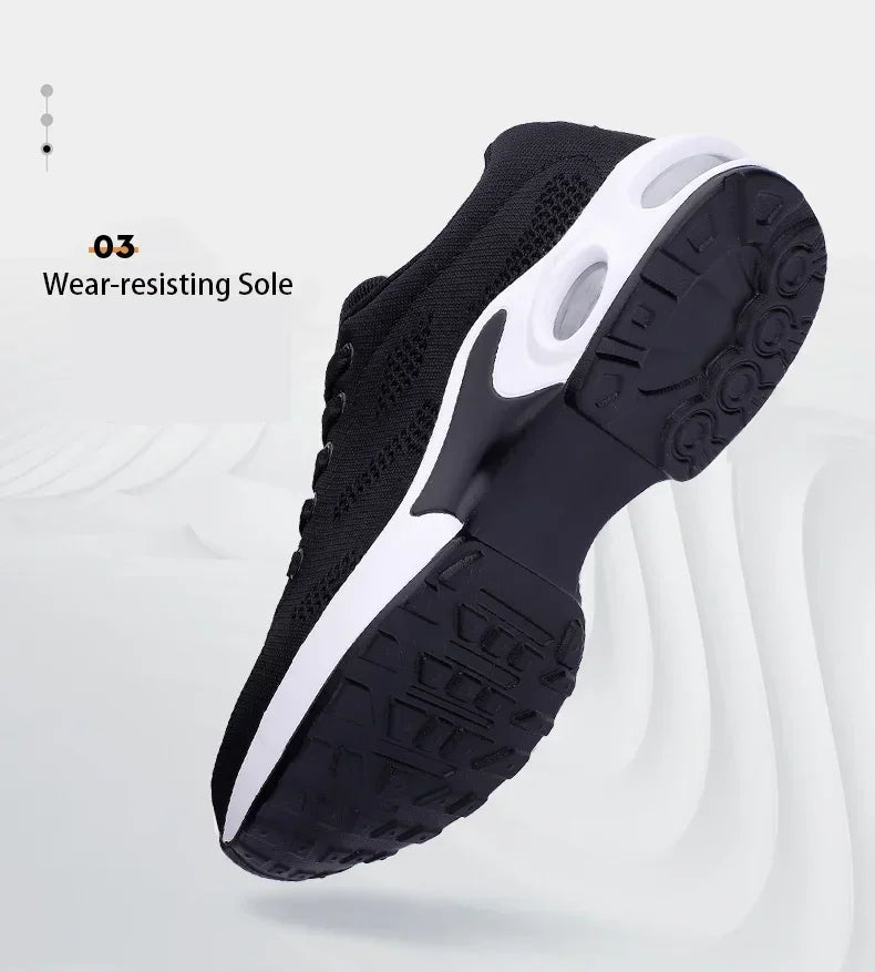 Summer Women Sneakers Outdoor Running Air Cushion Sport Shoes Increase Height Breathable Walk Shoes