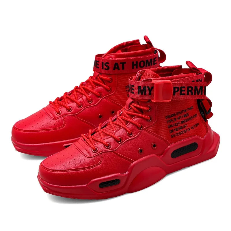 Men's fashionable sports shoes, high top walking shoes, sports and casual shoes, fashionable sports and fashionable men's shoes