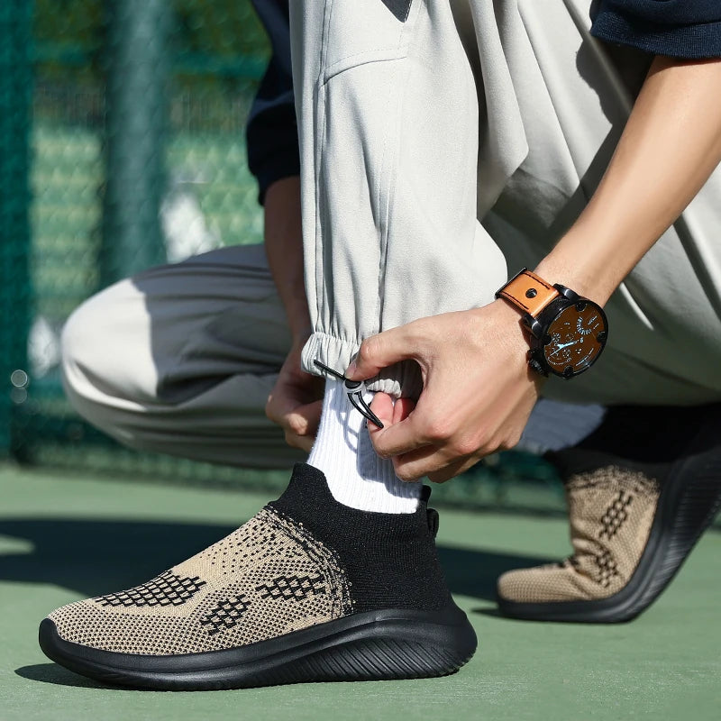 Men's Walking Tennis Shoes Lightweight Sports Casual Sports Overshoes Lightweight Comfortable Loafers