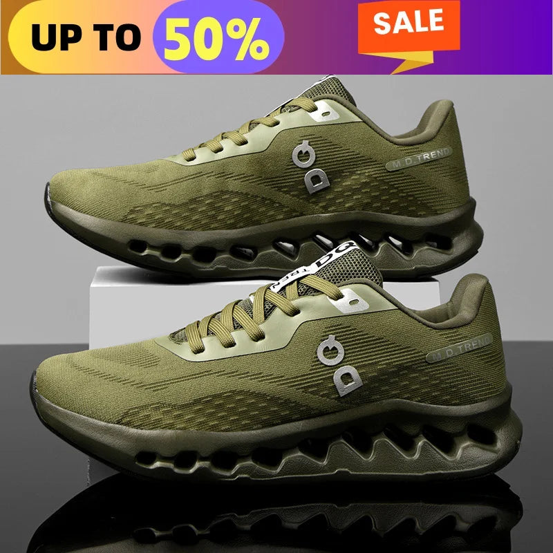 AIR Men Sports Running Shoes Casual Marathon Sneakers Breathable Lightweight Comfort Brand Men Athletic Tenis Walking Sneakers