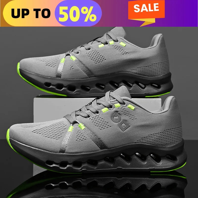 AIR Men Sports Running Shoes Casual Marathon Sneakers Breathable Lightweight Comfort Brand Men Athletic Tenis Walking Sneakers