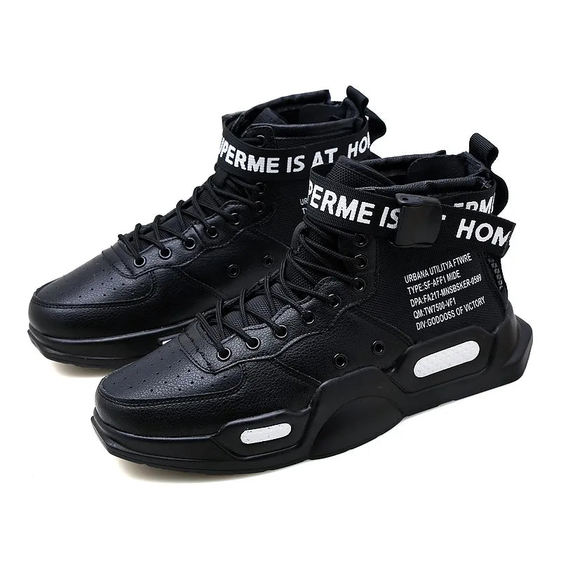 Men's fashionable sports shoes, high top walking shoes, sports and casual shoes, fashionable sports and fashionable men's shoes