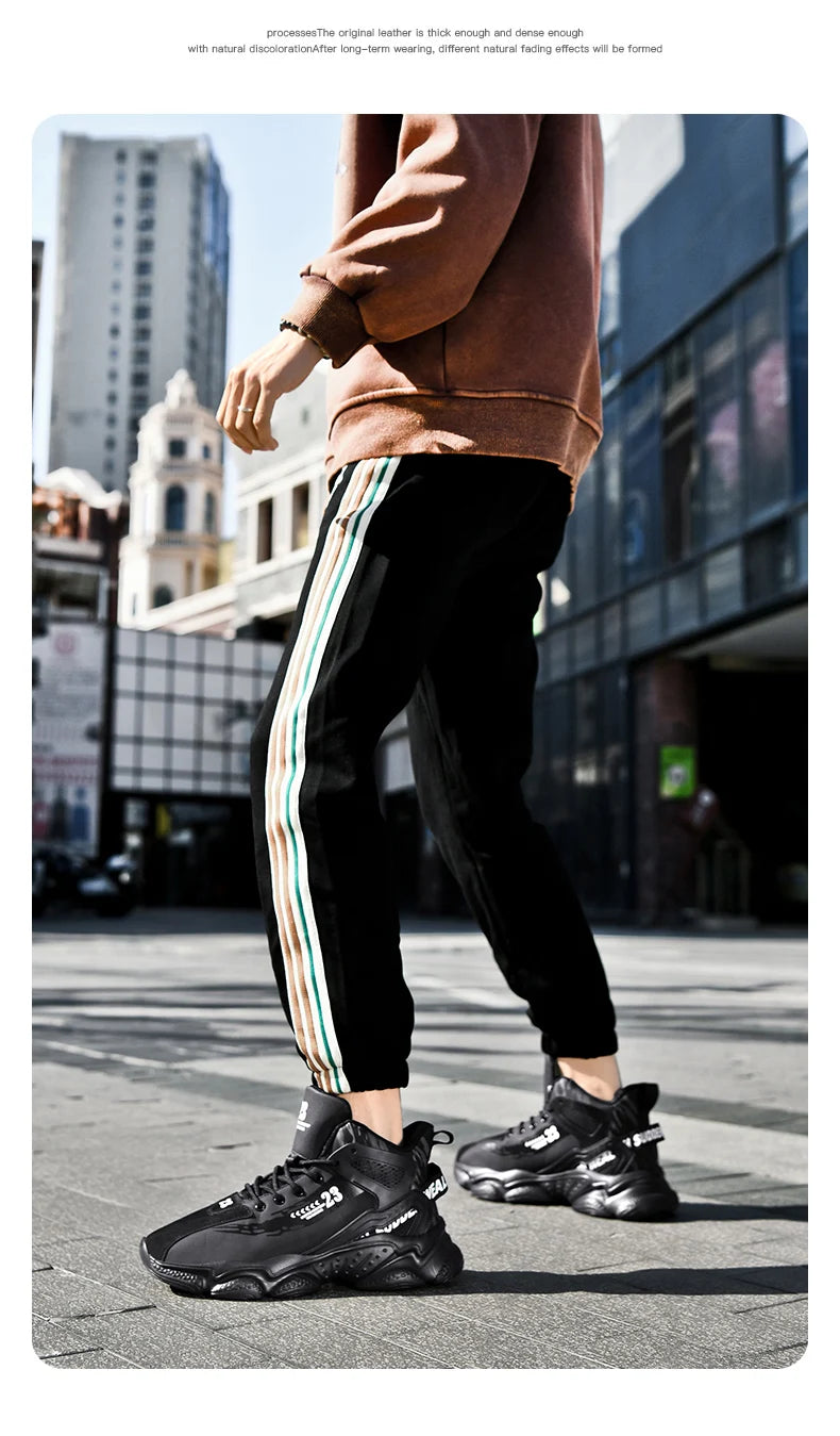 Men's running shoes, comfortable and lightweight walking shoes, running exercise, casual sports shoes