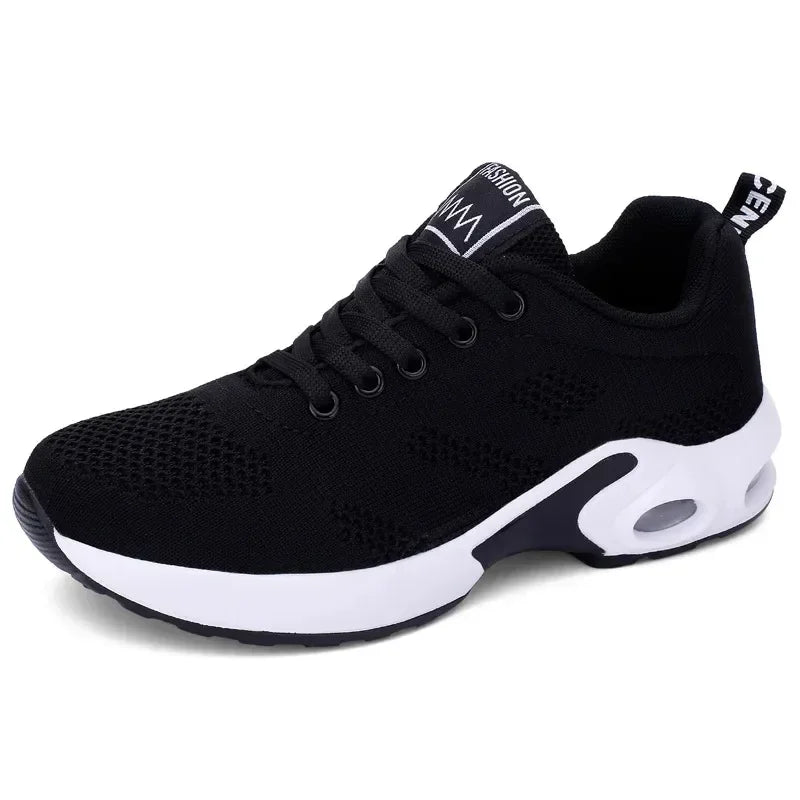 Summer Women Sneakers Outdoor Running Air Cushion Sport Shoes Increase Height Breathable Walk Shoes