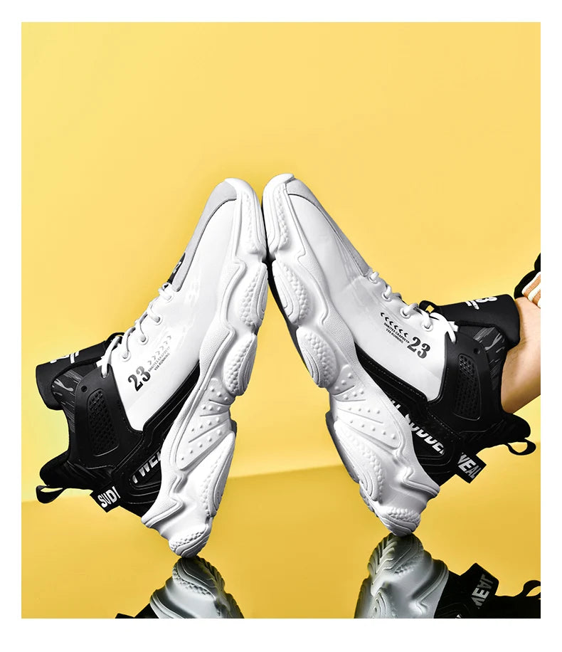 Men's running shoes, comfortable and lightweight walking shoes, running exercise, casual sports shoes