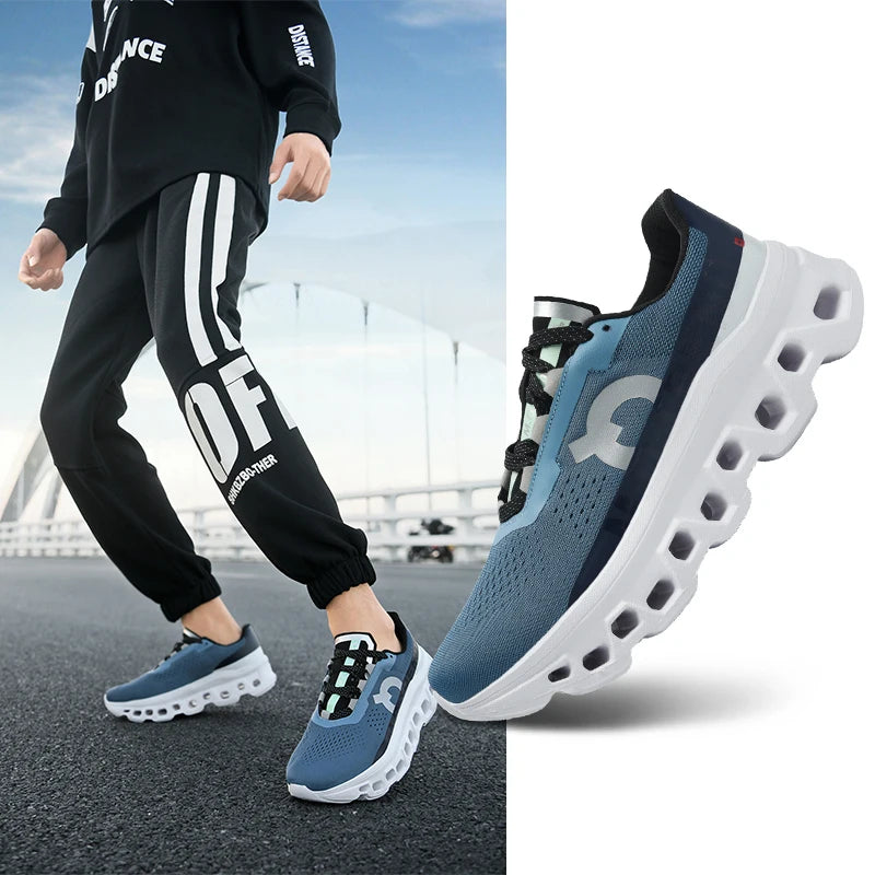 Men's Cushioning Running Shoes Lightweight Athletic Casual Sneakers Male Non-Slip Sports Shoes Outdoor Travel Walking Shoes