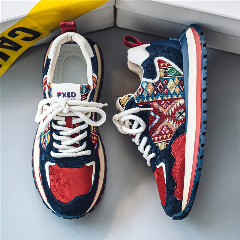2025 Men's casual sports shoes, breathable walking shoes, lightweight and comfortable sports shoes, men's fashion outdoor travel