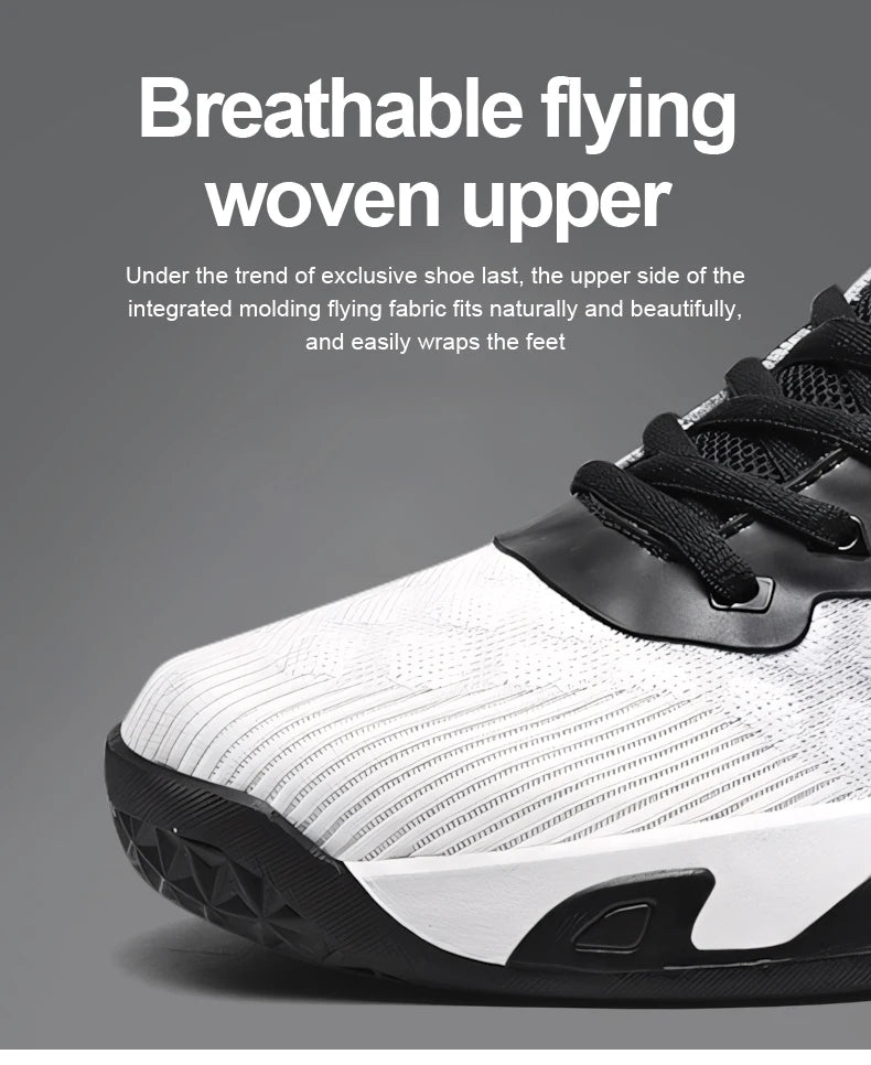 Men's Basketball Shoes Breathable Non-Slip Sneakers Fashionable Sports