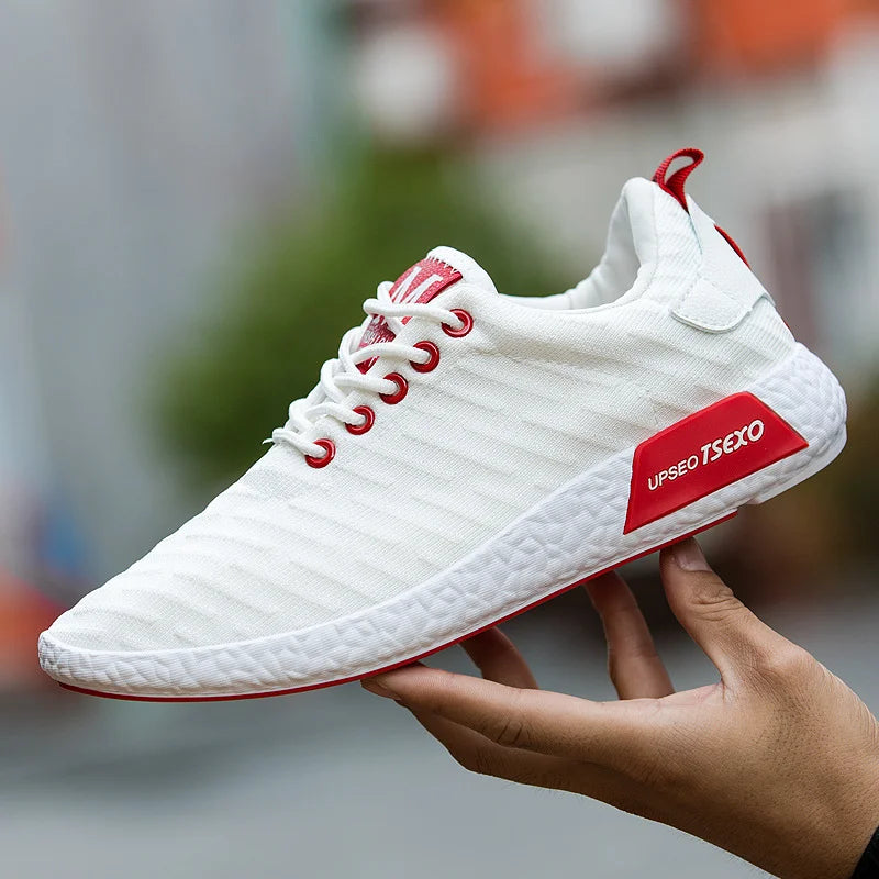 Men's running shoes, lightweight and breathable sports shoes, comfortable and cushioning fitness shoes, multi-functional sports
