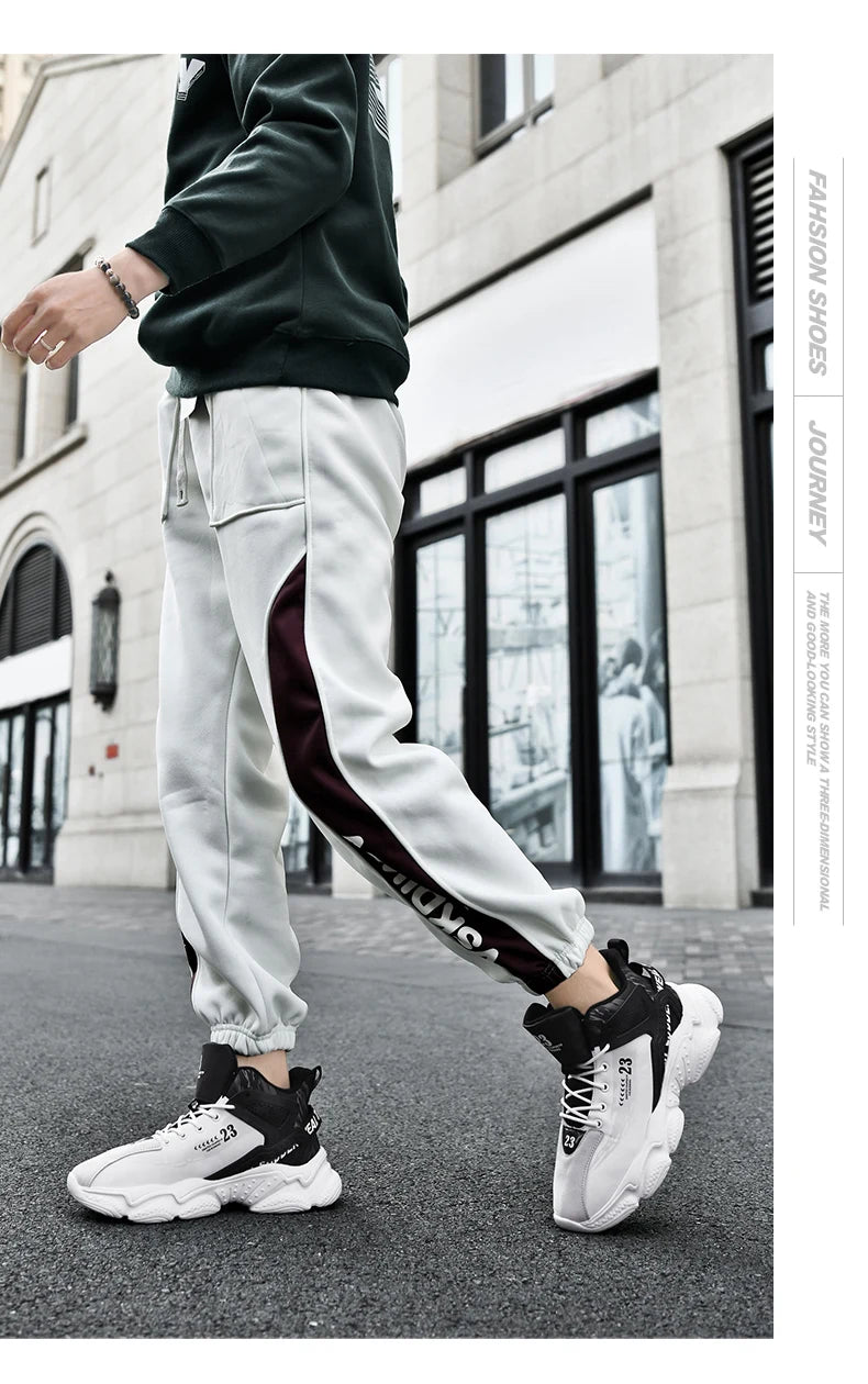 Men's running shoes, comfortable and lightweight walking shoes, running exercise, casual sports shoes