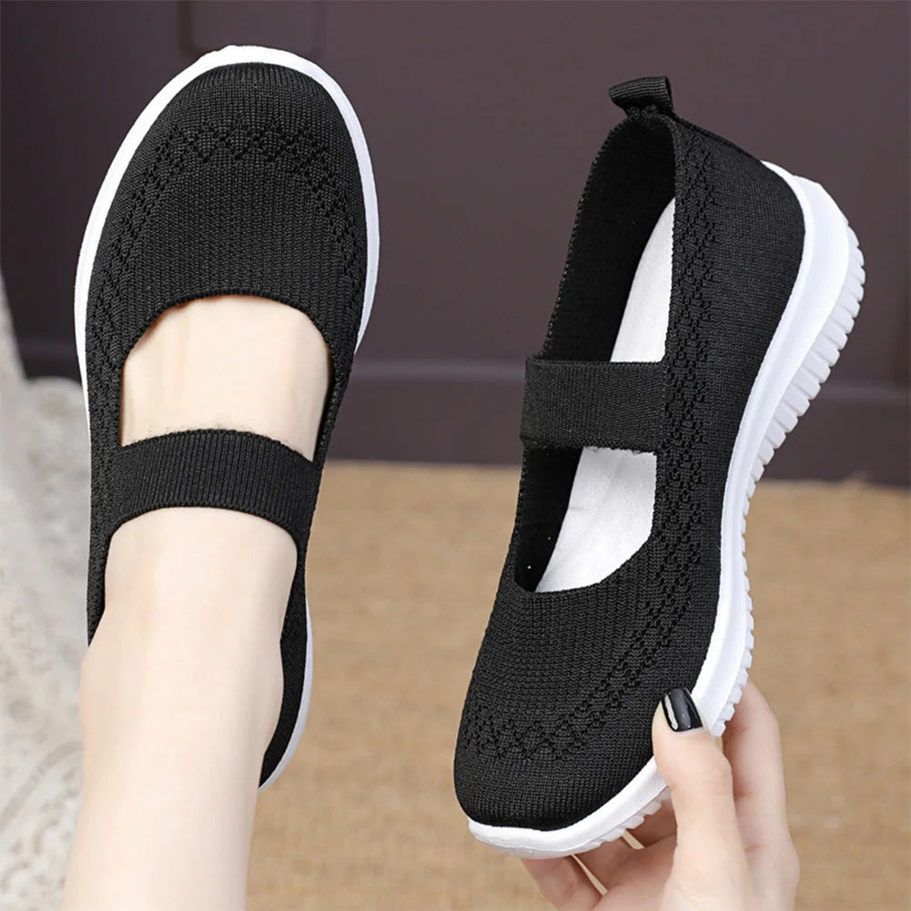 Women Mesh Walking Shoes Anti-Slip Running Shoes Sneakers Working Nurse Shoes for Indoor Outdoor