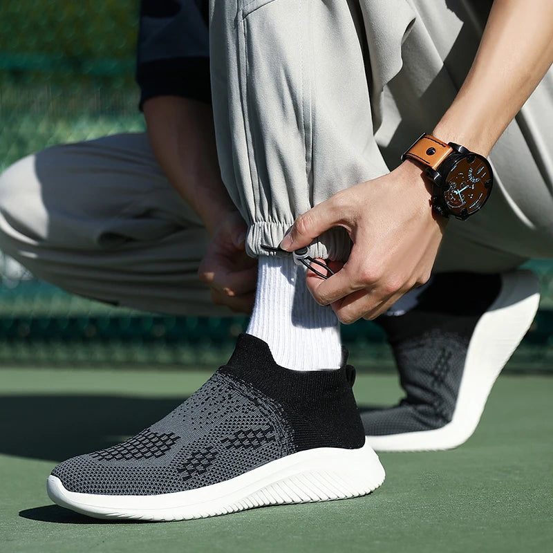 Men's Walking Tennis Shoes Lightweight Sports Casual Sports Overshoes Lightweight Comfortable Loafers