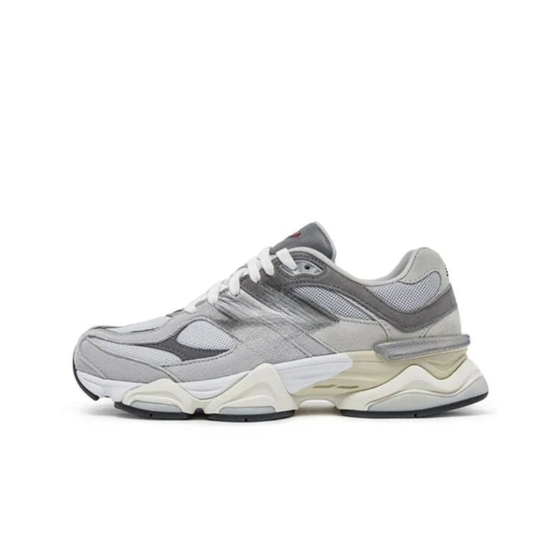 High Quality New Fashion Suede Sneakers Men Women Casual Walking Trainers Breathable Comfortable Lace-up Female 9060 Sport Shoes