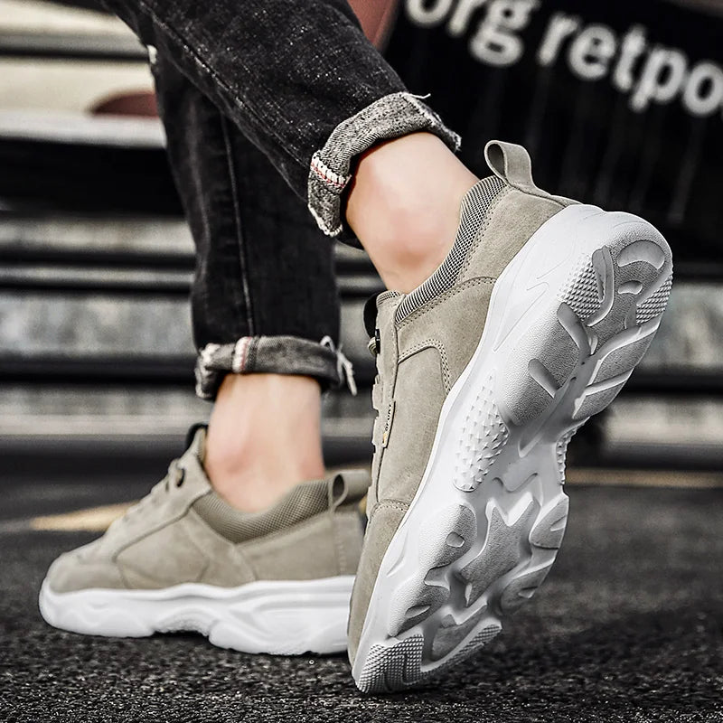 Golden Sapling 2025 Spring Summer Men Shoes Fashion Light Casual Sneakers Male High Quality Light Walking Fitting Sports Shoe