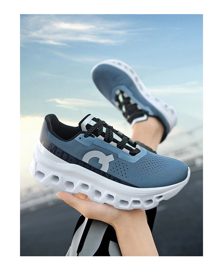 Men's Cushioning Running Shoes Lightweight Athletic Casual Sneakers Male Non-Slip Sports Shoes Outdoor Travel Walking Shoes