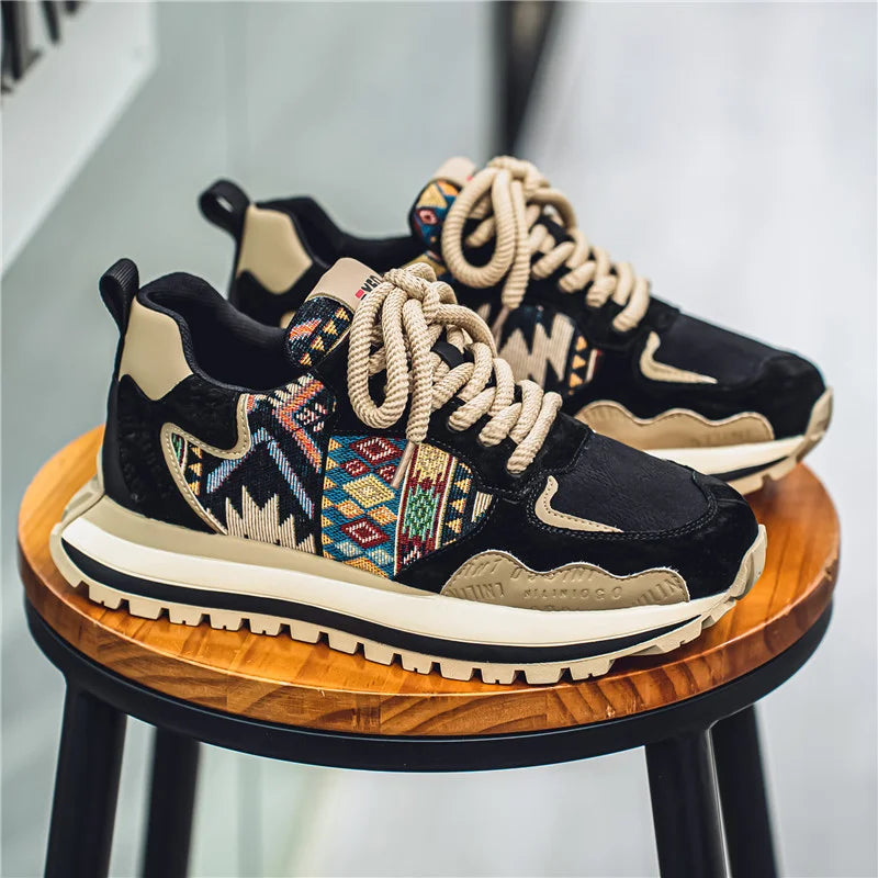 2025 Men's casual sports shoes, breathable walking shoes, lightweight and comfortable sports shoes, men's fashion outdoor travel