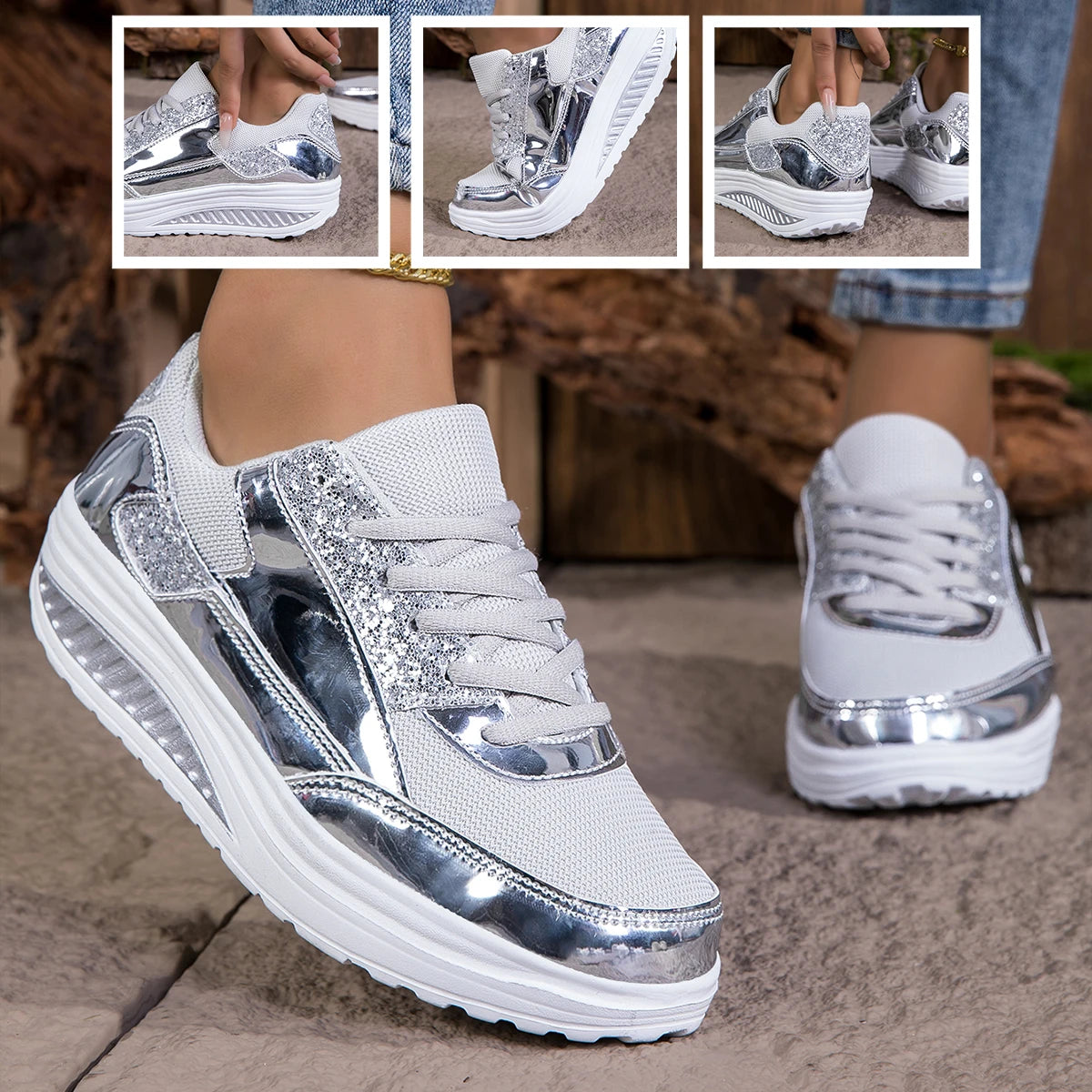 Sneakers for Women Orthopedic Sneakers Walking Shoes for Women, Lightweight Casual Tennis Sneakers Air Running Shoes Tennis