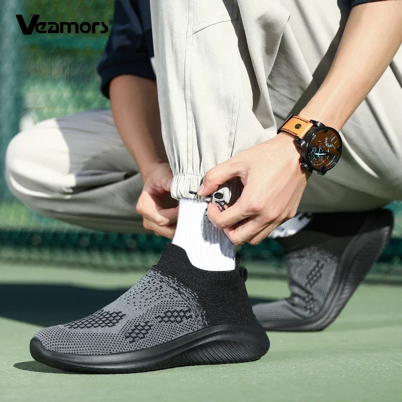 Men's Walking Tennis Shoes Lightweight Sports Casual Sports Overshoes Lightweight Comfortable Loafers