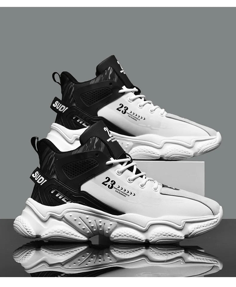 Men's running shoes, comfortable and lightweight walking shoes, running exercise, casual sports shoes