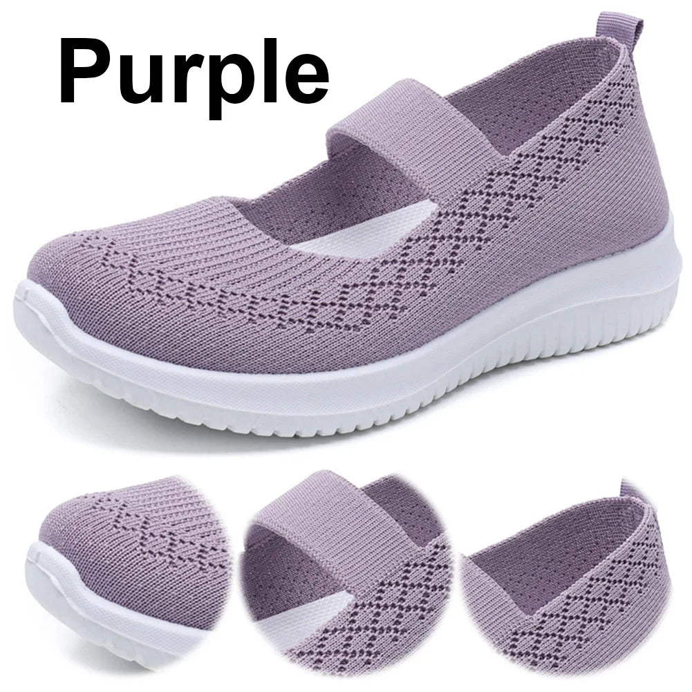 Women Mesh Walking Shoes Anti-Slip Running Shoes Sneakers Working Nurse Shoes for Indoor Outdoor