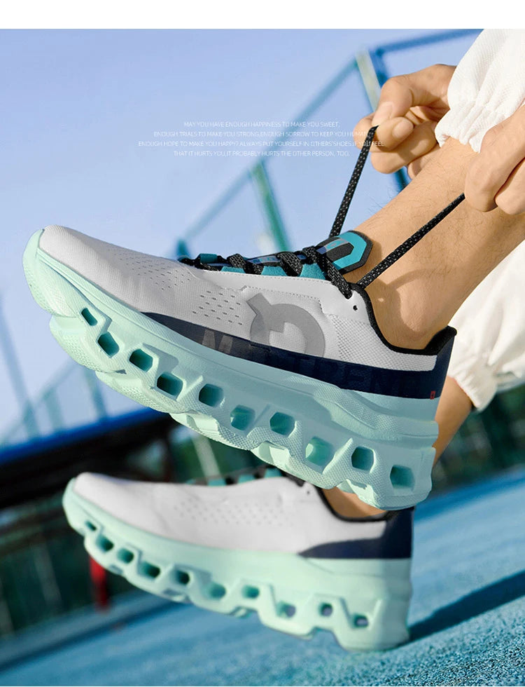 Men's Cushioning Running Shoes Lightweight Athletic Casual Sneakers Male Non-Slip Sports Shoes Outdoor Travel Walking Shoes