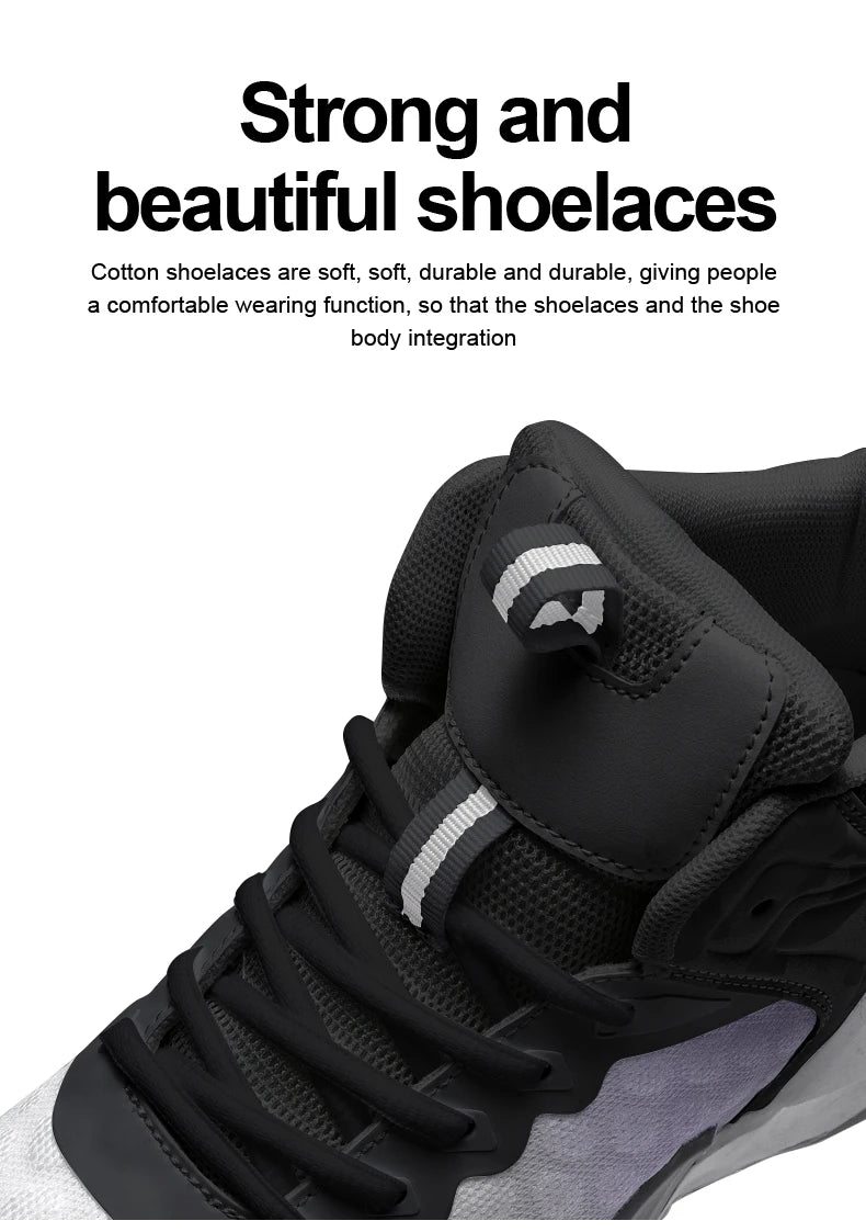 Men's Basketball Shoes Breathable Non-Slip Sneakers Fashionable Sports