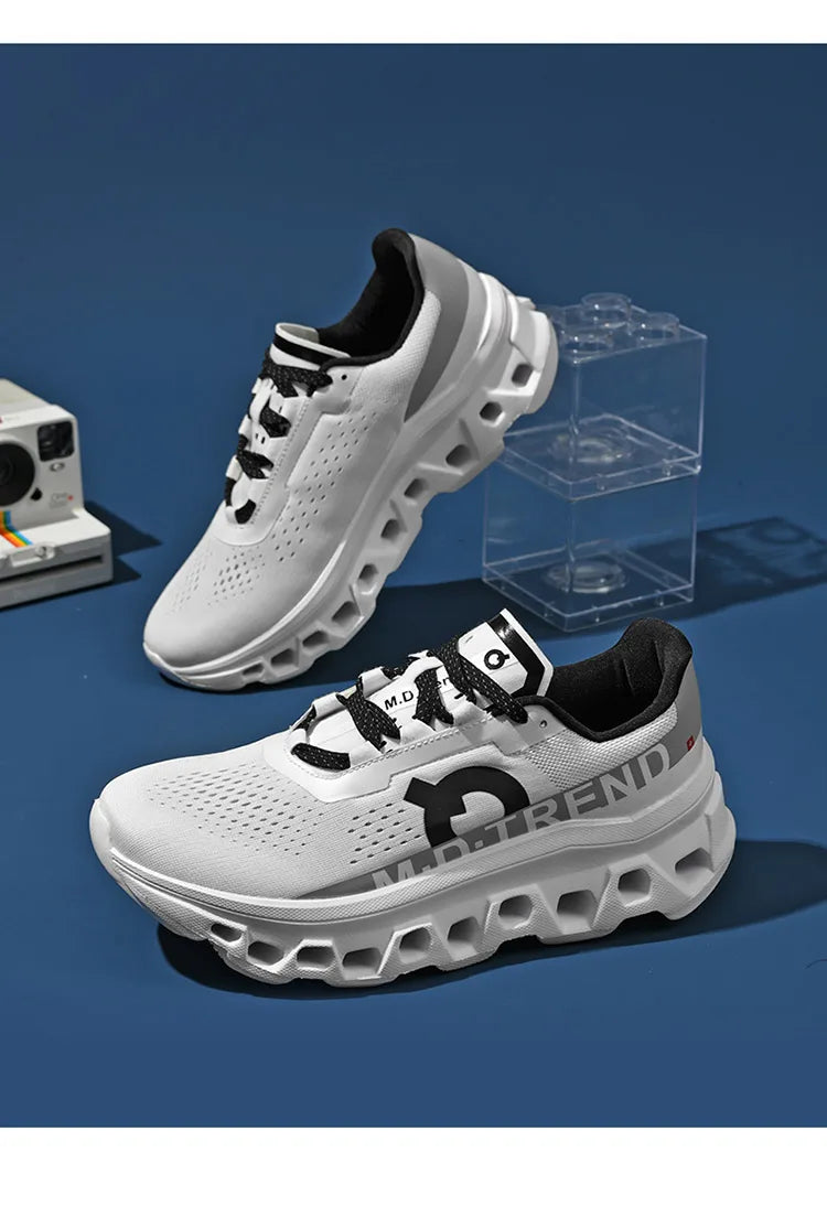 Men's Cushioning Running Shoes Lightweight Athletic Casual Sneakers Male Non-Slip Sports Shoes Outdoor Travel Walking Shoes