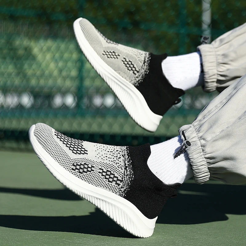 Men's Walking Tennis Shoes Lightweight Sports Casual Sports Overshoes Lightweight Comfortable Loafers