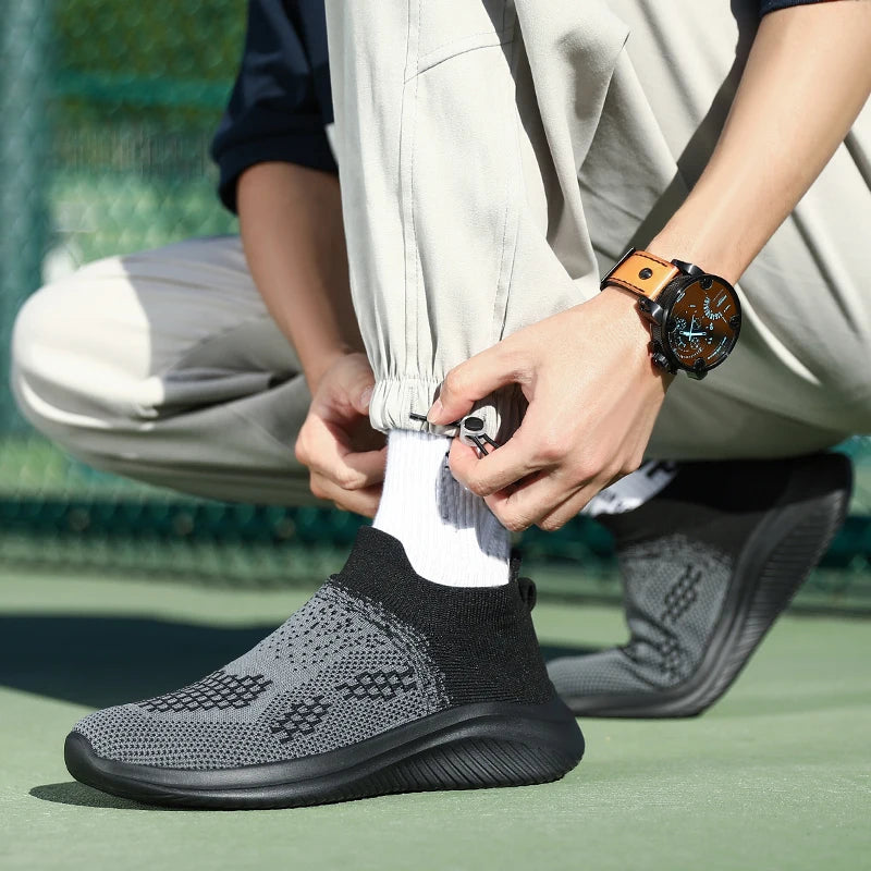 Men's Walking Tennis Shoes Lightweight Sports Casual Sports Overshoes Lightweight Comfortable Loafers