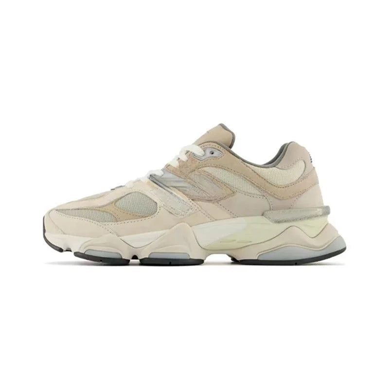High Quality New Fashion Suede Sneakers Men Women Casual Walking Trainers Breathable Comfortable Lace-up Female 9060 Sport Shoes