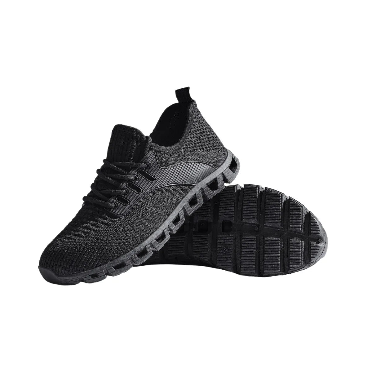Unisex Breathable Mesh Running Shoes w/Comfort Cushion & Wide Size, Low-Top Sneakers for Jogging/Casual Sports - Durable Comfort