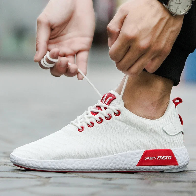 Men's running shoes, lightweight and breathable sports shoes, comfortable and cushioning fitness shoes, multi-functional sports