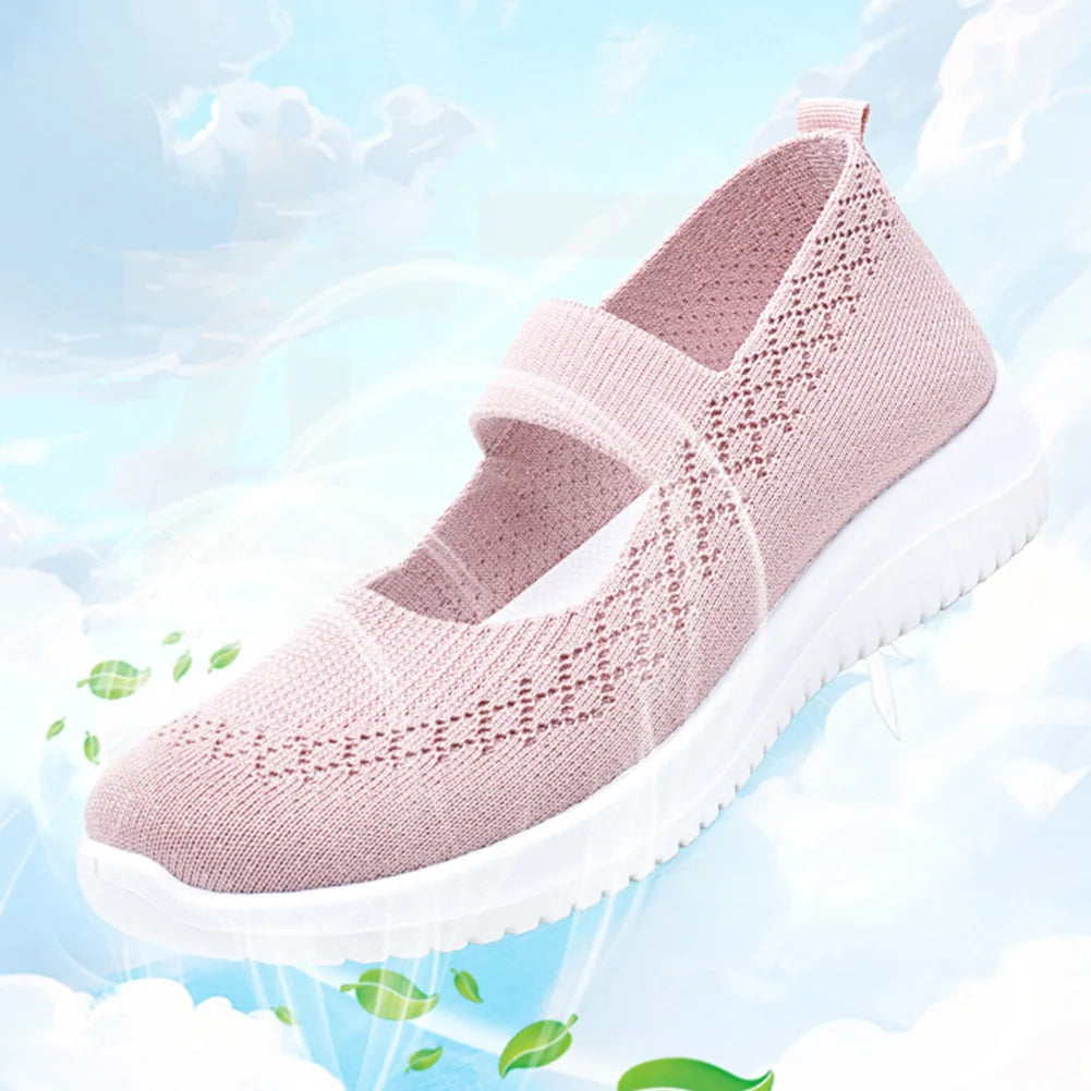 Women Mesh Walking Shoes Anti-Slip Running Shoes Sneakers Working Nurse Shoes for Indoor Outdoor
