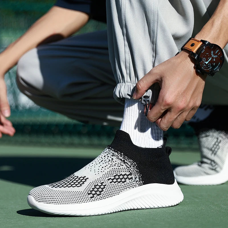 Men's Walking Tennis Shoes Lightweight Sports Casual Sports Overshoes Lightweight Comfortable Loafers