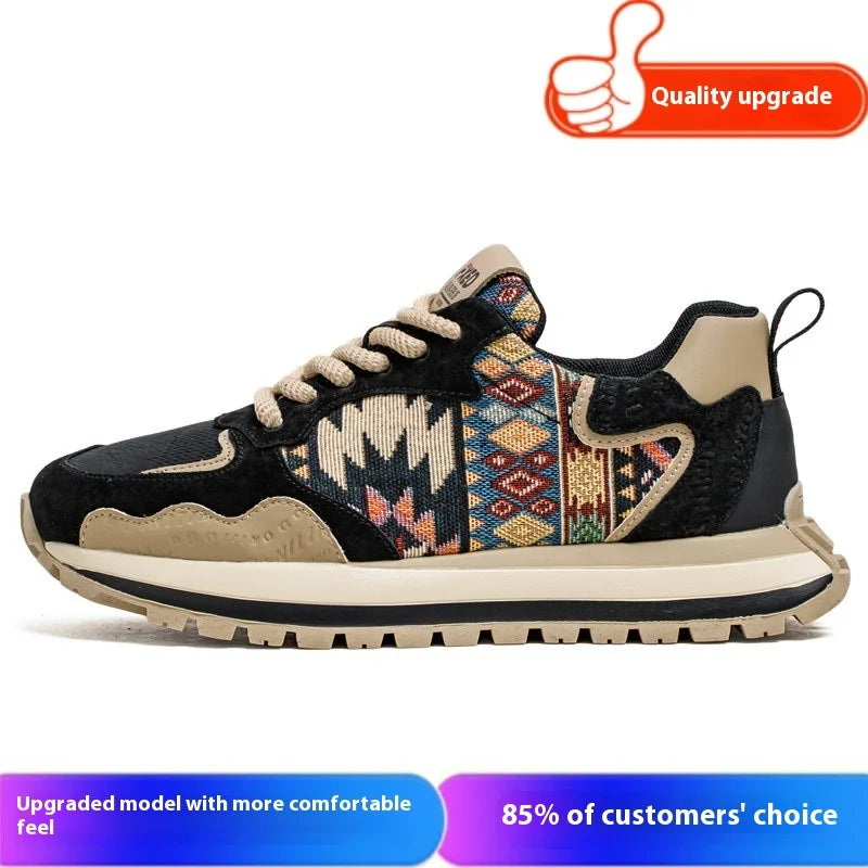 2025 Men's casual sports shoes, breathable walking shoes, lightweight and comfortable sports shoes, men's fashion outdoor travel