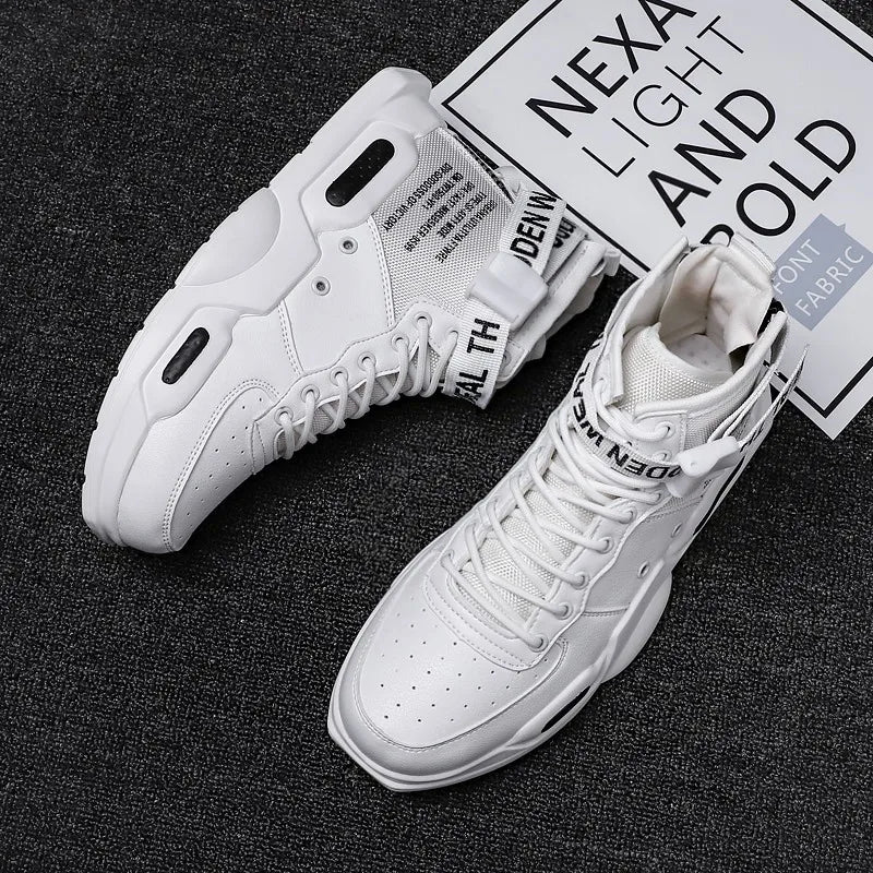 Men's fashionable sports shoes, high top walking shoes, sports and casual shoes, fashionable sports and fashionable men's shoes