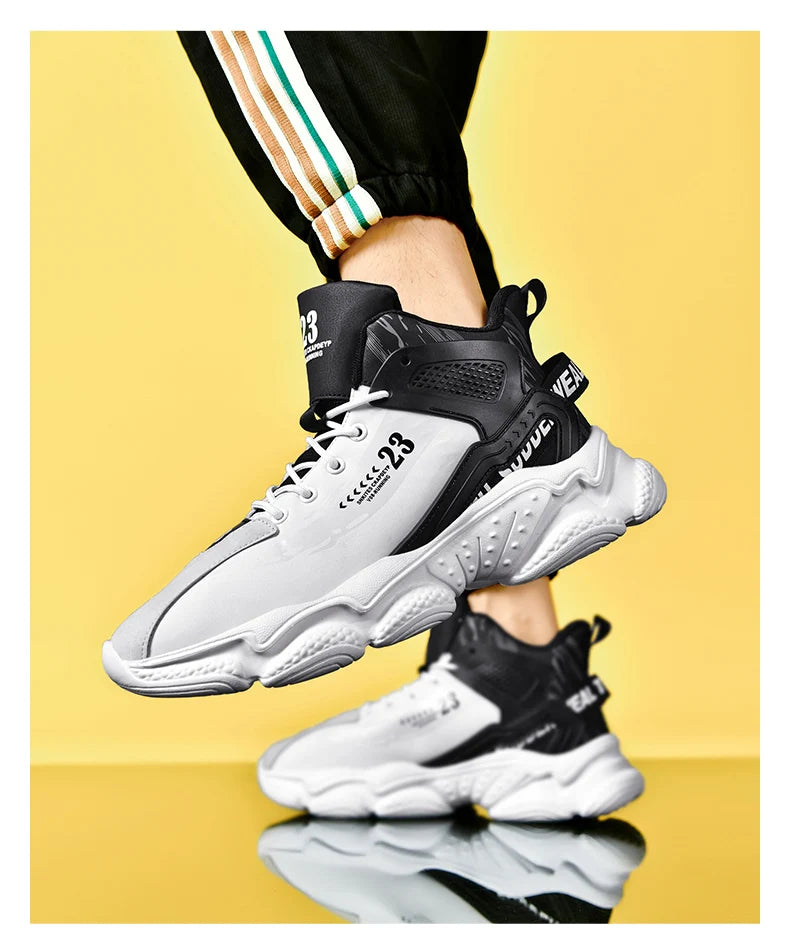 Men's running shoes, comfortable and lightweight walking shoes, running exercise, casual sports shoes