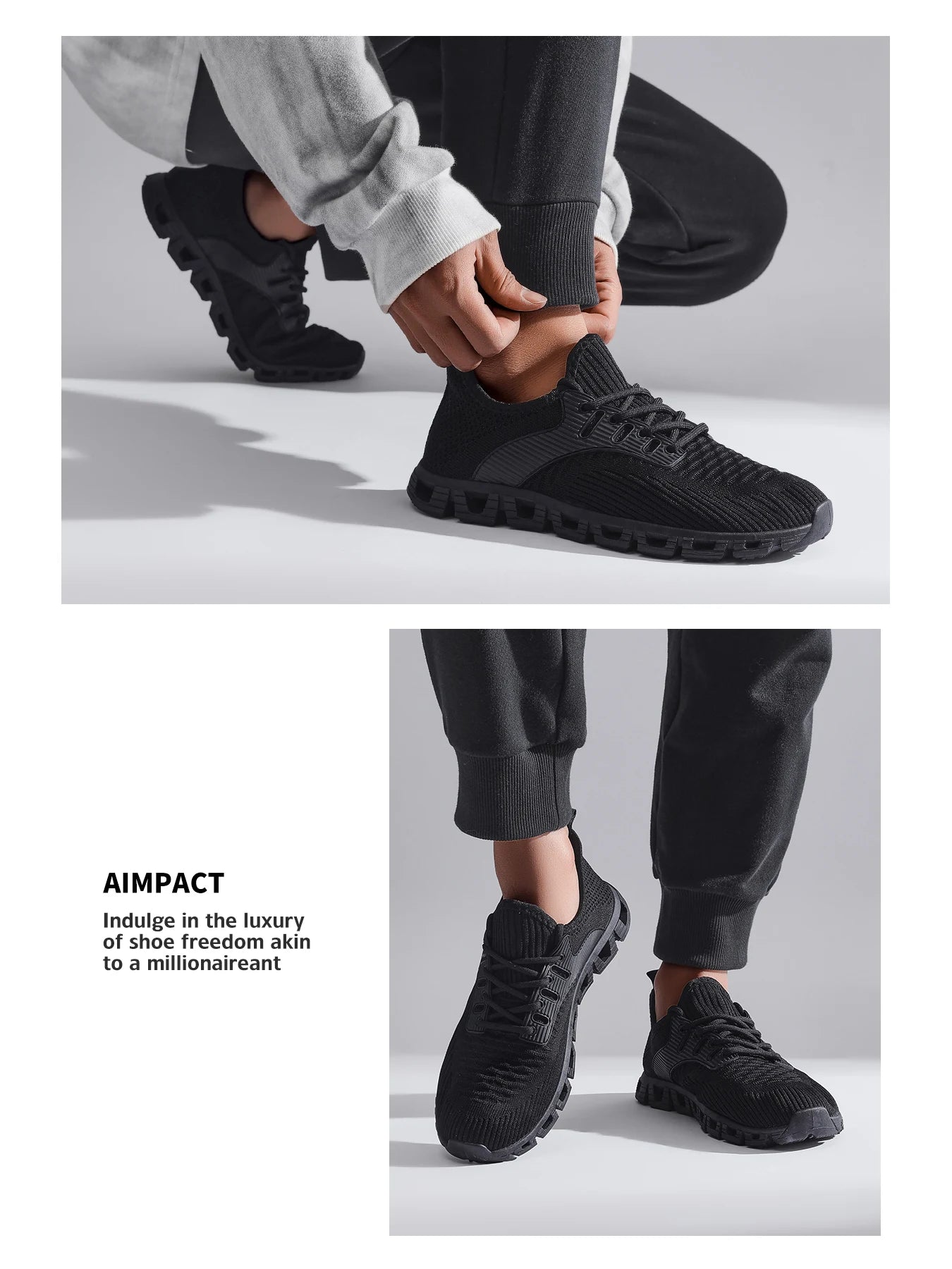 Unisex Breathable Mesh Running Shoes w/Comfort Cushion & Wide Size, Low-Top Sneakers for Jogging/Casual Sports - Durable Comfort