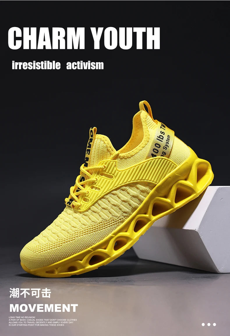 Women's running shoes, lightweight mesh, breathable and comfortable flat soft tennis shoes, blade sports shoes for women