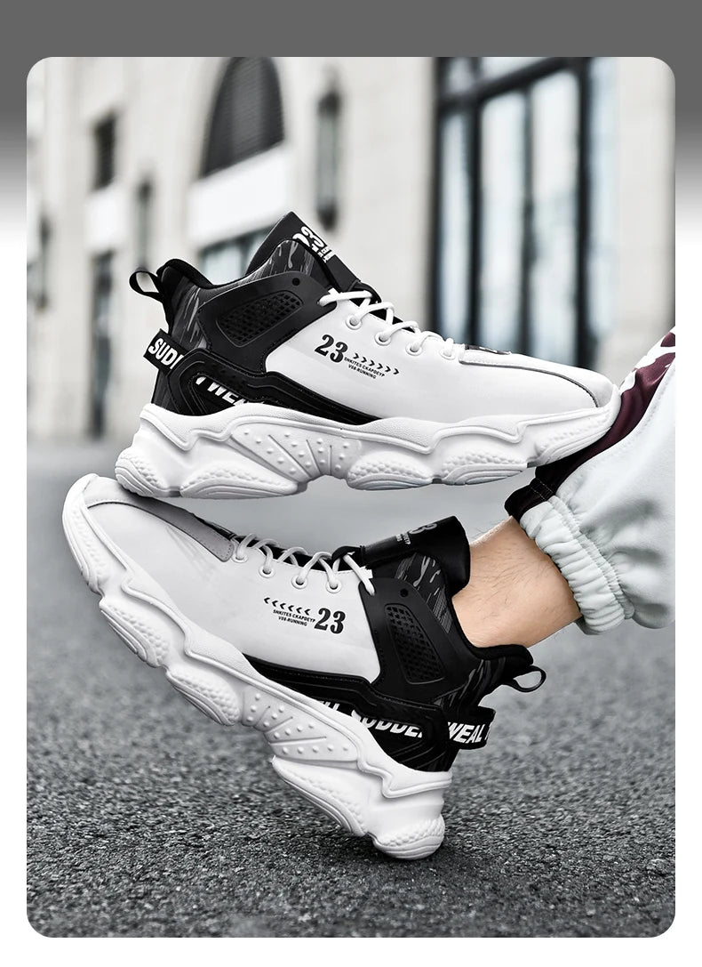 Men's running shoes, comfortable and lightweight walking shoes, running exercise, casual sports shoes