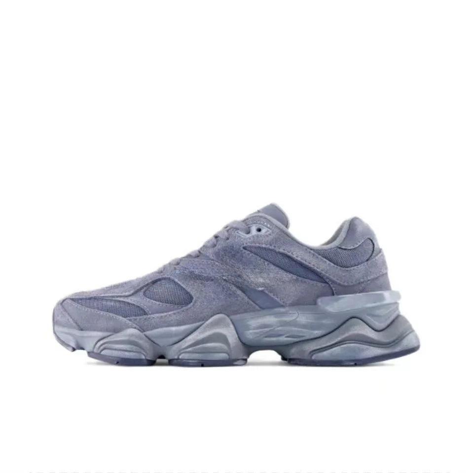 High Quality New Fashion Suede Sneakers Men Women Casual Walking Trainers Breathable Comfortable Lace-up Female 9060 Sport Shoes