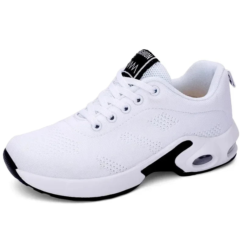 Summer Women Sneakers Outdoor Running Air Cushion Sport Shoes Increase Height Breathable Walk Shoes