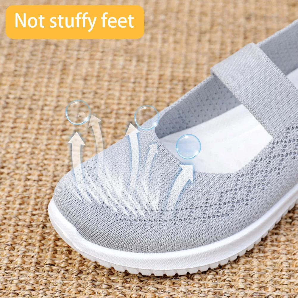 Women Mesh Walking Shoes Anti-Slip Running Shoes Sneakers Working Nurse Shoes for Indoor Outdoor