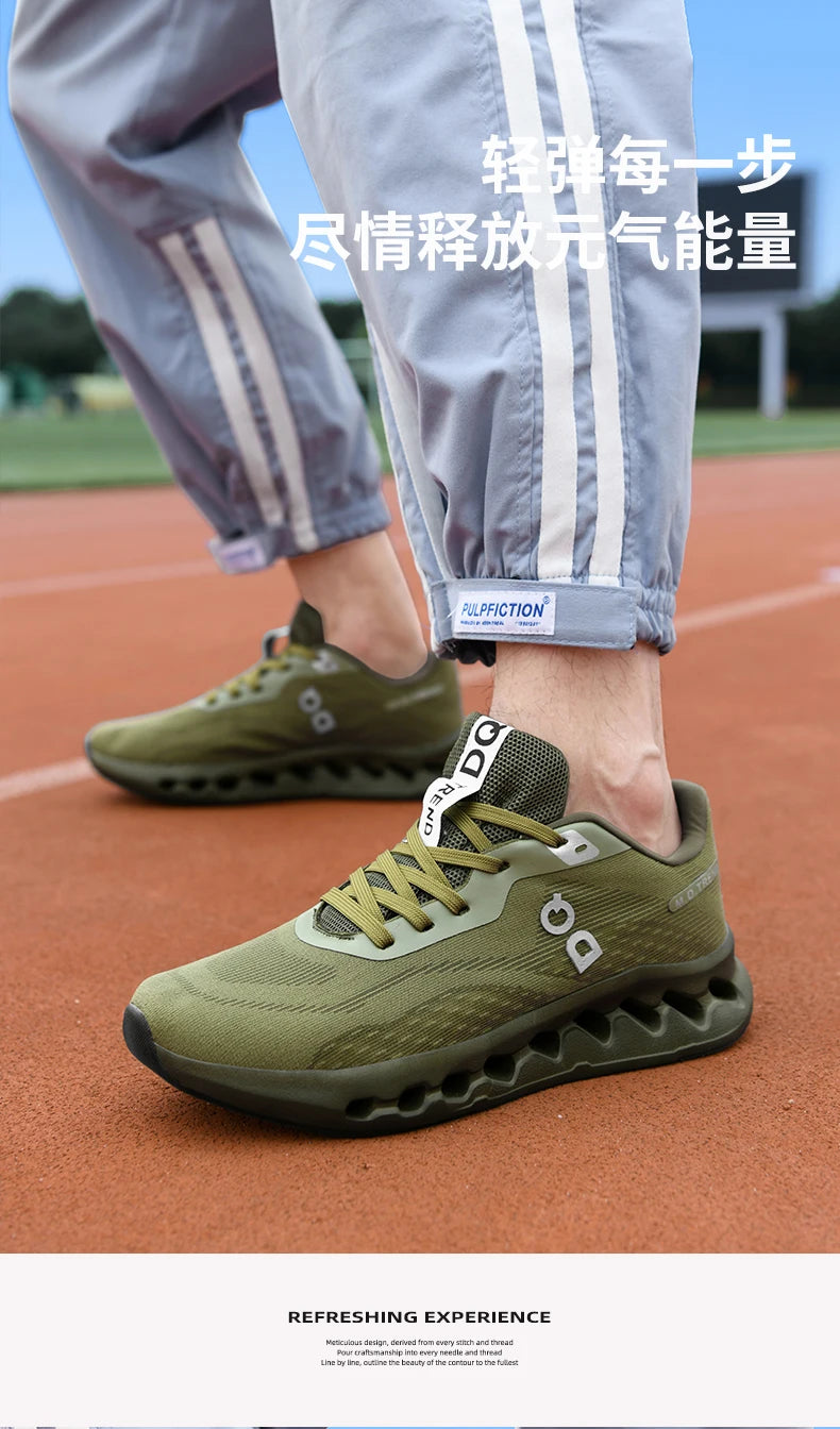 AIR Men Sports Running Shoes Casual Marathon Sneakers Breathable Lightweight Comfort Brand Men Athletic Tenis Walking Sneakers