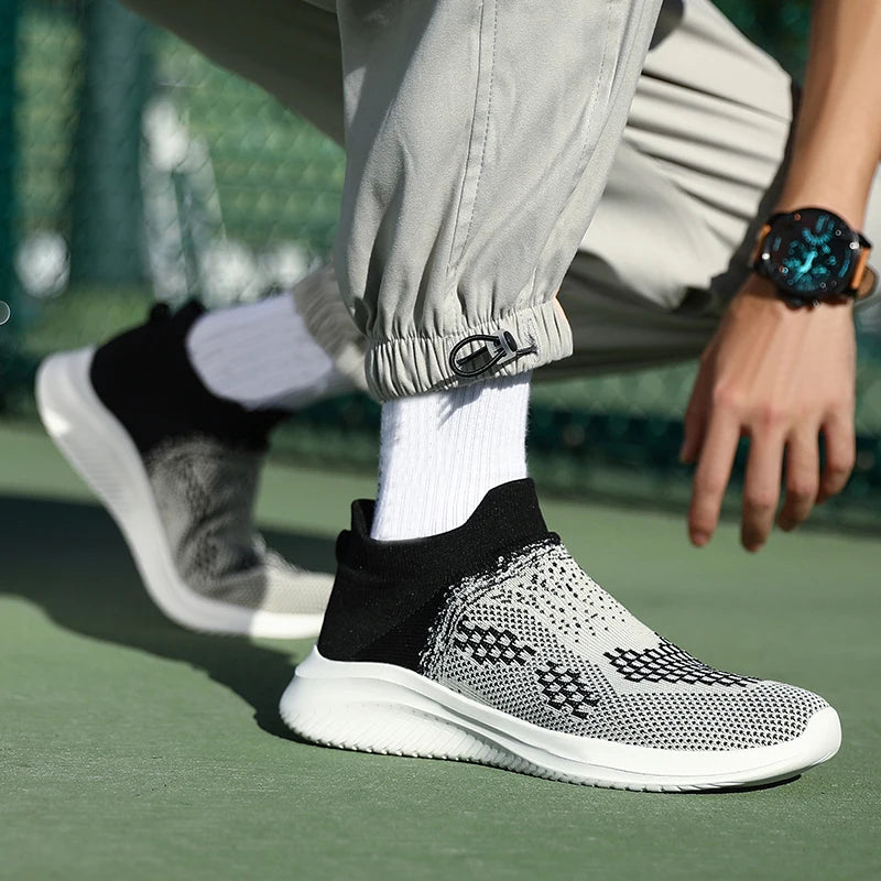 Men's Walking Tennis Shoes Lightweight Sports Casual Sports Overshoes Lightweight Comfortable Loafers